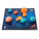 Puzzle Toy Montessori 8 Planets Solar System Learning Blue