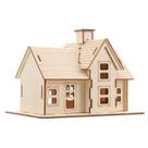 Puzzle Uonlytech Cabin Model 3D de madeira para adultos