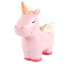 PVC de unicórnio rosa Money Bank para meninas 20,5x8,5x20cm