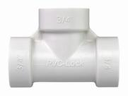 PVC-Lock Tee Orbit 34770 3/4 para irrigação externa PVC-Lock Tee Orbit 34770 3/4 para irrigação externa