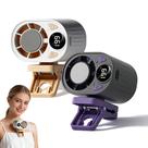 PVZXR 2026 Ventilador portátil recarregável por USB com presilha, 3 velocidades