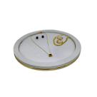 (Q-1) Base REDONDA FORRADO com Rebaixo 26 cm - OFFWHITE