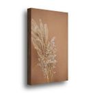 QADR32-Quadro Decorativo Capim dos Pampas Marrom 40x60cm