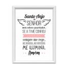 QADR67-Quadro Decorativo Santo Anjo do Senhor Rosa 34x44cm QADR67-Quadro Decorativo Santo Anjo do Senhor Rosa 34x44cm