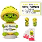 Quà tặng Gossby: Tortuga Positiva de Crochet para Mujeres