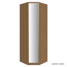 Quadra Roupa Modulado 01 Porta Vidro Canto Obliquo 234cm Setiba