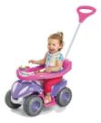 Quadriciclo Calesita Super Flower Rosa 943: Passeio e Pedal para Bebês +12m 30kg