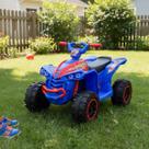 Quadriciclo Elétrico 6v Spider Infantil com Música Luz de Led e Controle Remoto