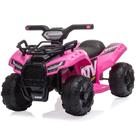 Quadriciclo Elétrico Infantil Bobike 6V Bateria 4 Rodas Rosa