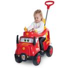 Quadriciclo Infantil 2 X 1 Mk Bombeiro Empurrador Pedal Buzina E Proteção - CALESITA