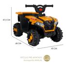 Quadriciclo Infantil Branco Elétrico 6v Zippy Toys ~ 2 cores disponíveis