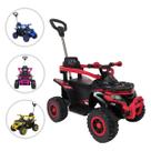 Quadriciclo Infantil C/ Empurrador e Luzes Ride On Maxi Toys