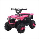 Quadriciclo Infantil Rosa Carregador Bivolt Rádio Música USB