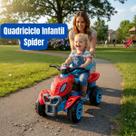 Quadriciclo Motoca Motoquinha Carrinho Passeio Infantil Com Alça Baby Spider Menino Spyder