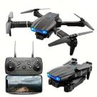 Quadricóptero RC dobrável Drone OBABO E99 com câmera preta