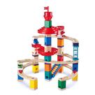 Quadrilha de madeira Marble Run Toy Hape Super Spirals com mais de 4 anos