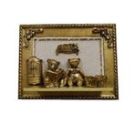 Quadrinho Decorativo Infantil Família Ursinho Luxo