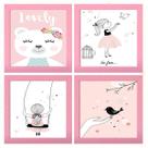 Quadrinhos Decorativo para Quarto de Bebê Infantil Menino Menina Safari Ursinho Unicórnio Barquinho Quadrinhos Decorativo para Quarto de Bebê Infantil Menino Menina Safari Ursinho Unicórnio Barquinho