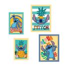 Quadrinhos Decorativos Impressos Festa Stitch 4 Quadros Piffer Festas - Inspire sua Festa Loja