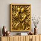Quadro 3D "Almas Entrelaçadas"