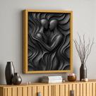 Quadro 3D "Almas Entrelaçadas"