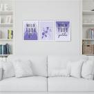 Quadro 40x90 Antes De Tudo Lilás Moldura Vidro Quadro 40x90 Antes De Tudo Lilás Moldura Vidro
