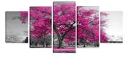 Quadro 70x150cm em Impressão Digital Árvore Pink Atelier Valverde