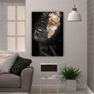 Quadro 85x60cm Mulher Negra Parte Rosto Canvas Quadro 85x60cm Mulher Negra Parte Rosto Canvas