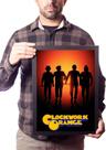 Quadro A Clockwork Orange Laranja Mecanica Decoração