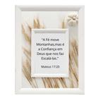 Quadro " A Fé move Montanhas,mas a confiança em Deus."