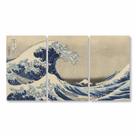 Quadro A Grande Onda de Kanagawa Arte Canvas 125x65cm Quadro A Grande Onda de Kanagawa Arte Canvas 125x65cm