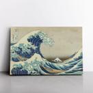 Quadro A Grande Onda de Kanagawa Katsushika Hokusai 60x40cm Quadro A Grande Onda de Kanagawa Katsushika Hokusai 60x40cm