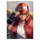 Quadro A3 em MDF KOF Terry Bogard Pintura Digital Quadro A3 em MDF KOF Terry Bogard Pintura Digital