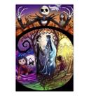 Quadro A3 em MDF Tim Burton Personagens 001