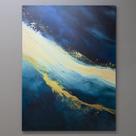 Quadro Abstrato 91x68cm MDF
