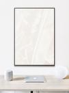 Quadro Abstrato Bege e Branco - Tela Canvas com Moldura Flutuante em Vários Tamanhos - Artfine Quadro Abstrato Bege e Branco - Tela Canvas com Moldura Flutuante em Vários Tamanhos - Artfine