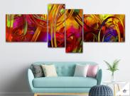 Quadro abstrato em mdf 9mm