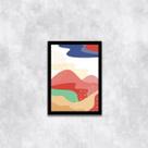 Quadro Abstrato Figurativo Colors Nature I 24x18cm