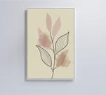 Quadro Abstrato Folhas 4