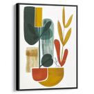 Quadro Abstrato - Jardim de Formas e Cores