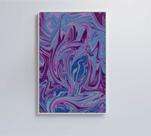 Quadro abstrato roxo