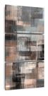 Quadro Abstrato Vertical Para Corredor Hall Tons De Marrom Quadro Abstrato Vertical Para Corredor Hall Tons De Marrom