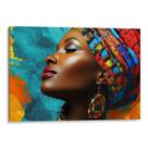 Quadro Africano Beleza e Cores da Ancestralidade