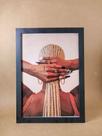 Quadro AfroDecorativo -A4 - mulher com tranças loiras Quadro AfroDecorativo -A4 - mulher com tranças loiras