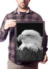 Quadro Águia Cabeça Branca Arquetipo De Força Decoração Quadro Águia Cabeça Branca Arquetipo De Força Decoração