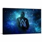 Quadro Alan Walker Música decorativo com Tela em Tecido