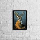 Quadro Alce Nobre 33x24cm - com vidro Quadro Alce Nobre 33x24cm - com vidro