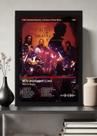 Quadro Alice In Chains (Dark) - Com Vidro e Moldura Preta Tamanho:21cm x 30cm (A4)