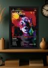 Quadro Alice In Chains Facelift (Dark) - Preto com Vidro Tamanho:21cm x 30cm (A4)