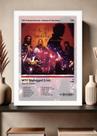 Quadro Alice In Chains (Light) - Com Vidro e Moldura Branca Tamanho:21cm x 30cm (A4)